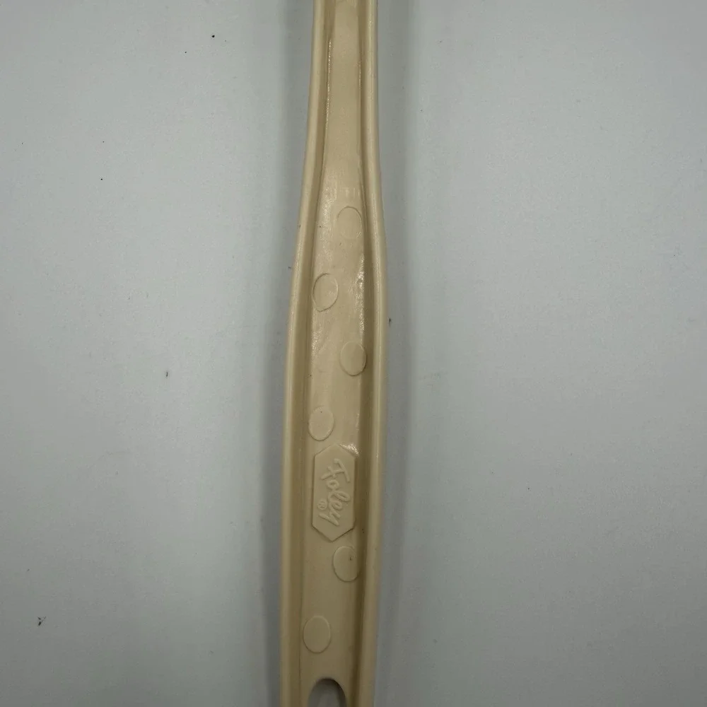 Vintage Foley‎ Nylon Soup Ladle Beige USA Made Kitchen Utensil Retro